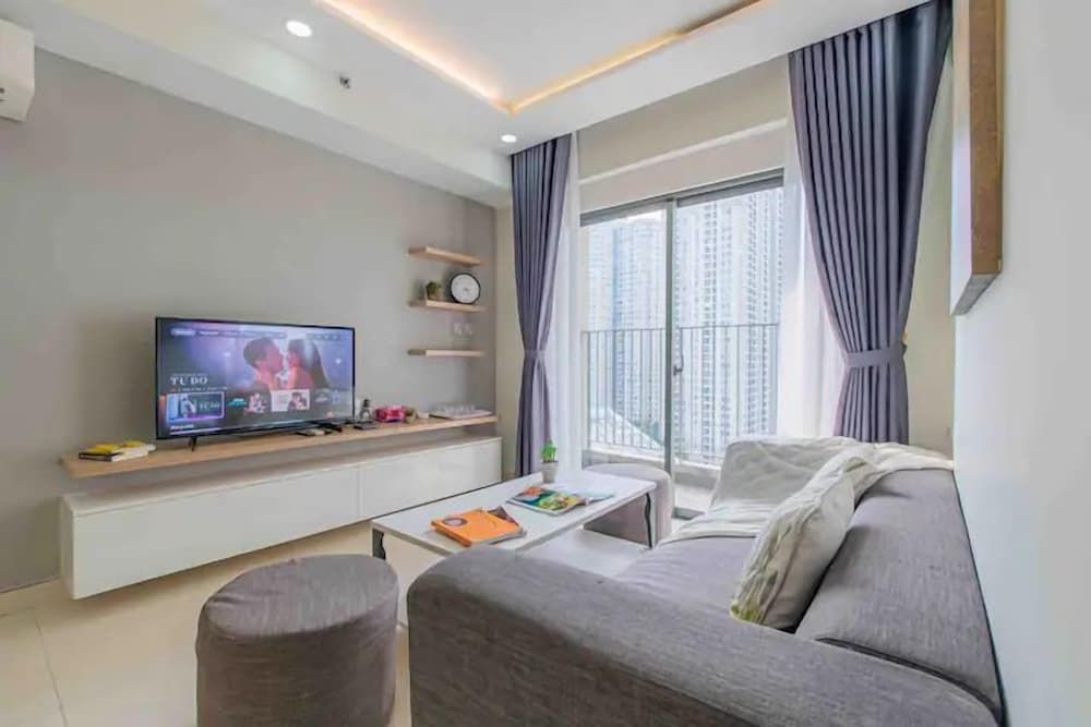 Masteri Thao Dien Deluxe City View Family Apartment, Balcony, City View 27