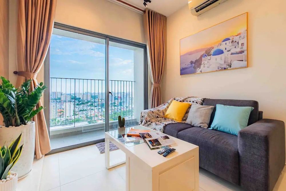 Masteri Thao Dien Deluxe City View Basic Apartment, Balcony, City View 5