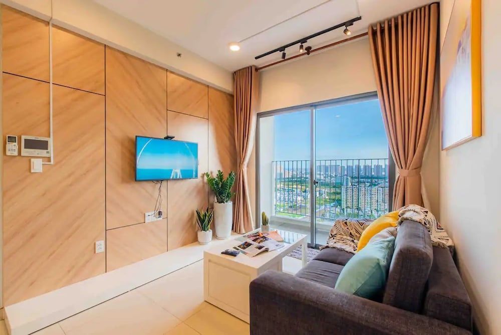 Masteri Thao Dien Deluxe City View Basic Apartment, Balcony, City View 9