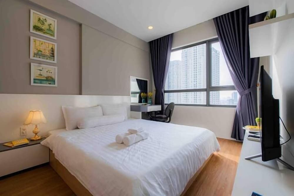 Masteri Thao Dien Deluxe City View Family Apartment, Balcony, City View 6