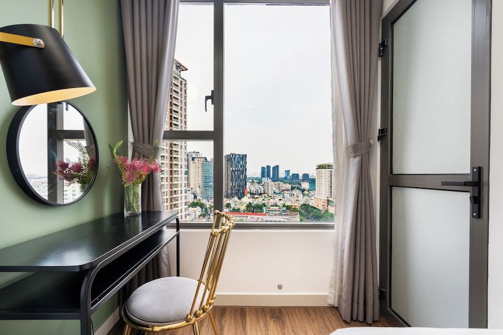 Refined Saigon - Rivergate Apartment Family Studio, 1 Queen Bed with Sofa bed, City View 13