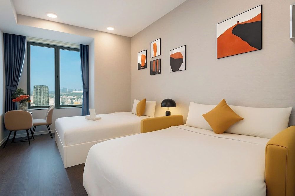 Refined Saigon - Rivergate Apartment Family Studio, 1 Queen Bed with Sofa bed, City View 8