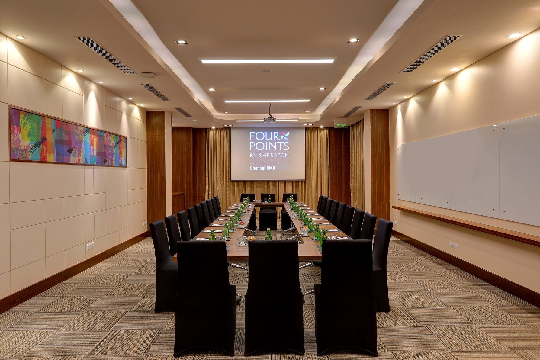Vaigai Meeting Room - Boardroom Setup