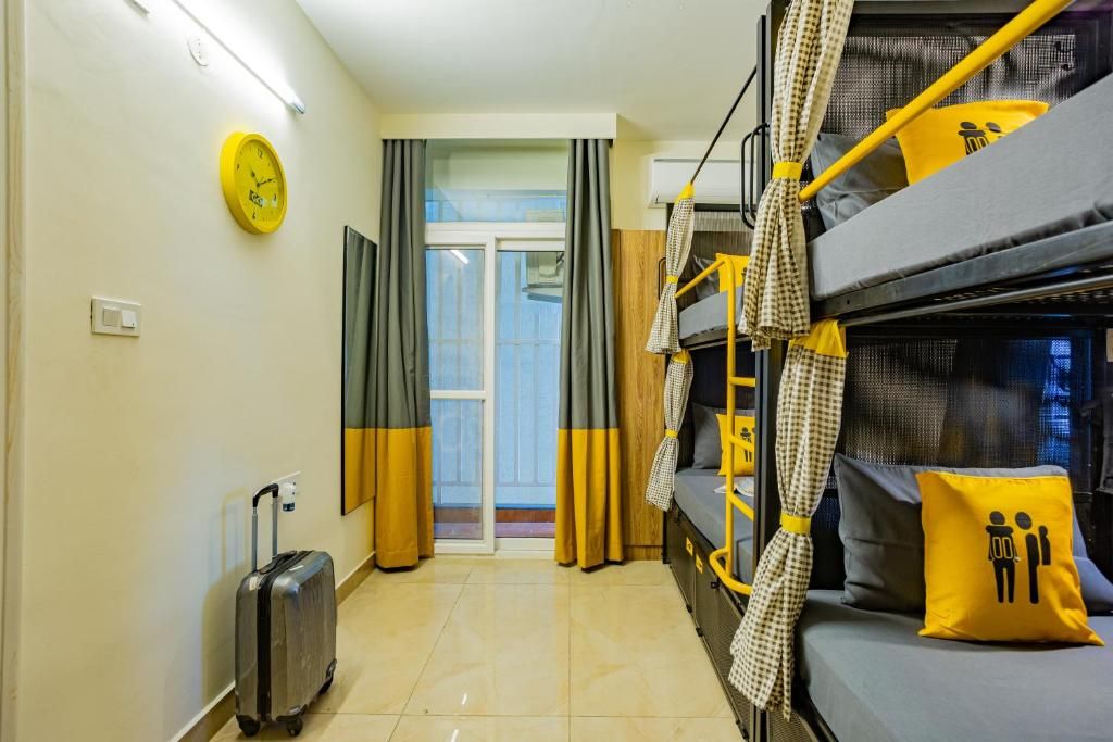 Bed in 4 Bed Female Dormitory with Balcony