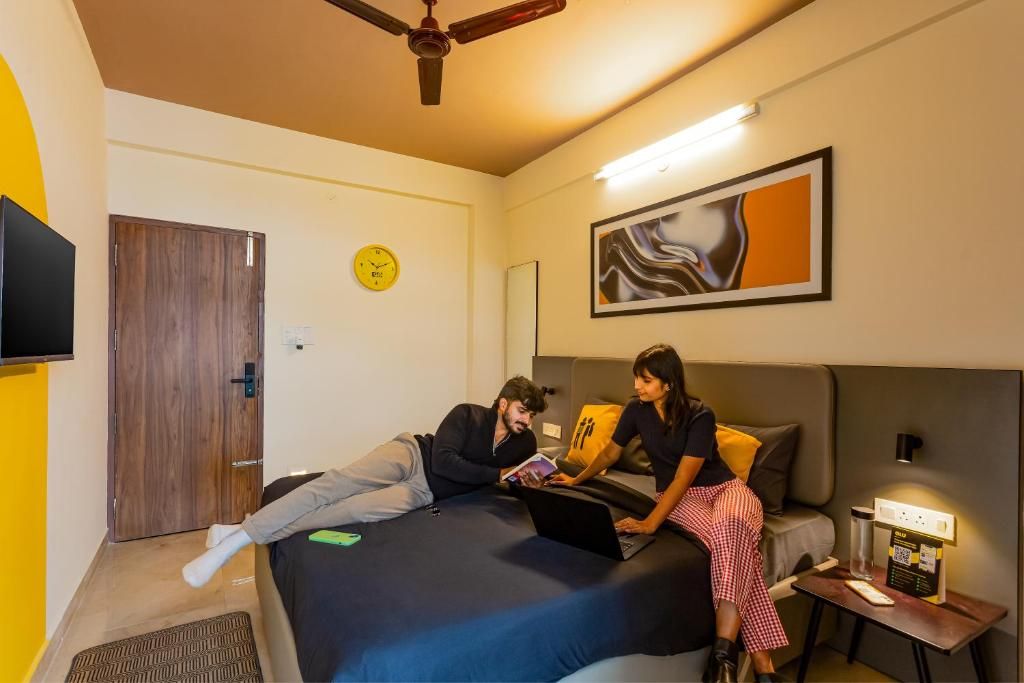 The Hosteller Bangalore, Manyata Tech Park Deluxe Double Room with Balcony