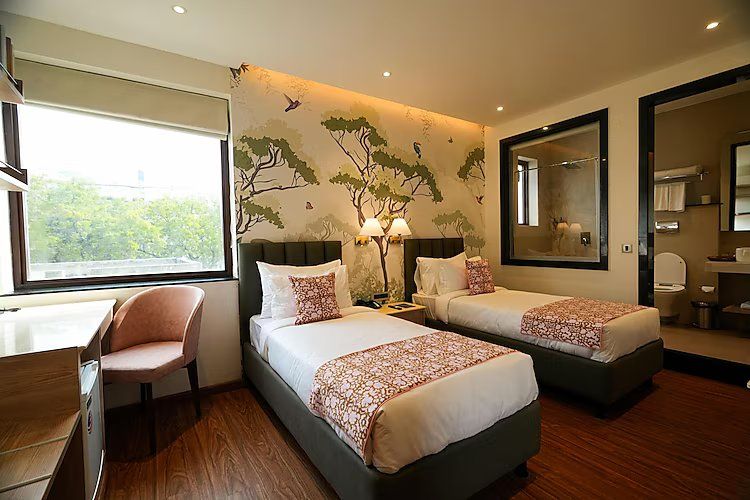 The LIV Hotel Jaipur - A City Center Boutique Hotel & experiential Hub LIV Deluxe Twin 3