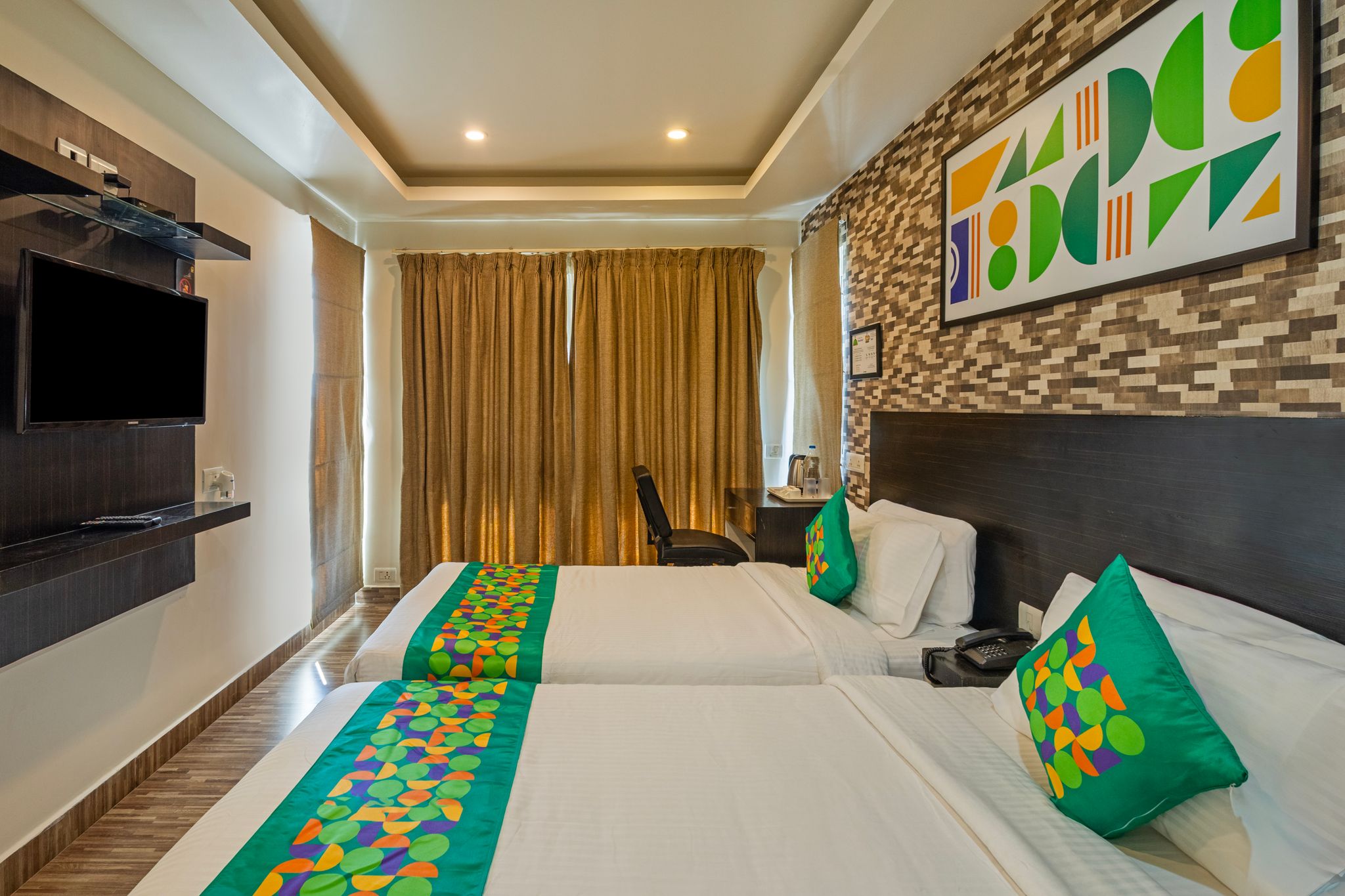 Treebo Premium Twin Star Standard Room 5