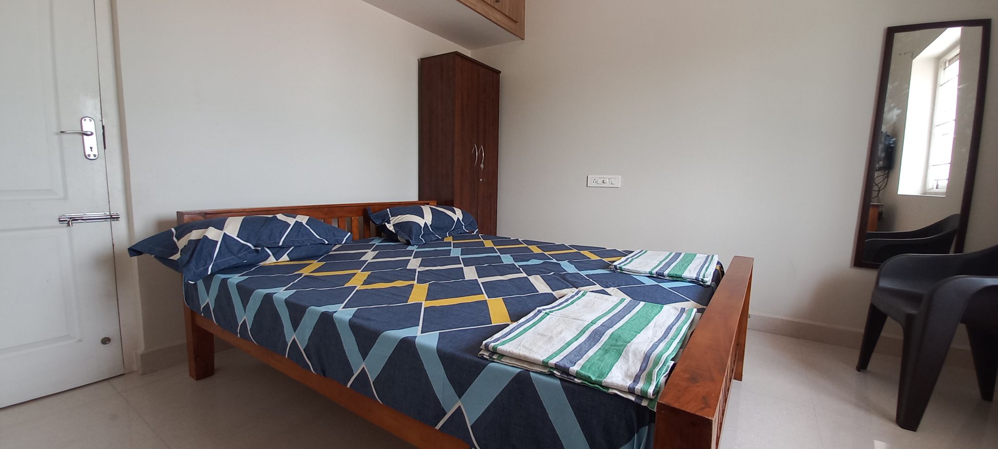 Shantham Service Apartments, Indumanagar Deluxe Double Room AC 4