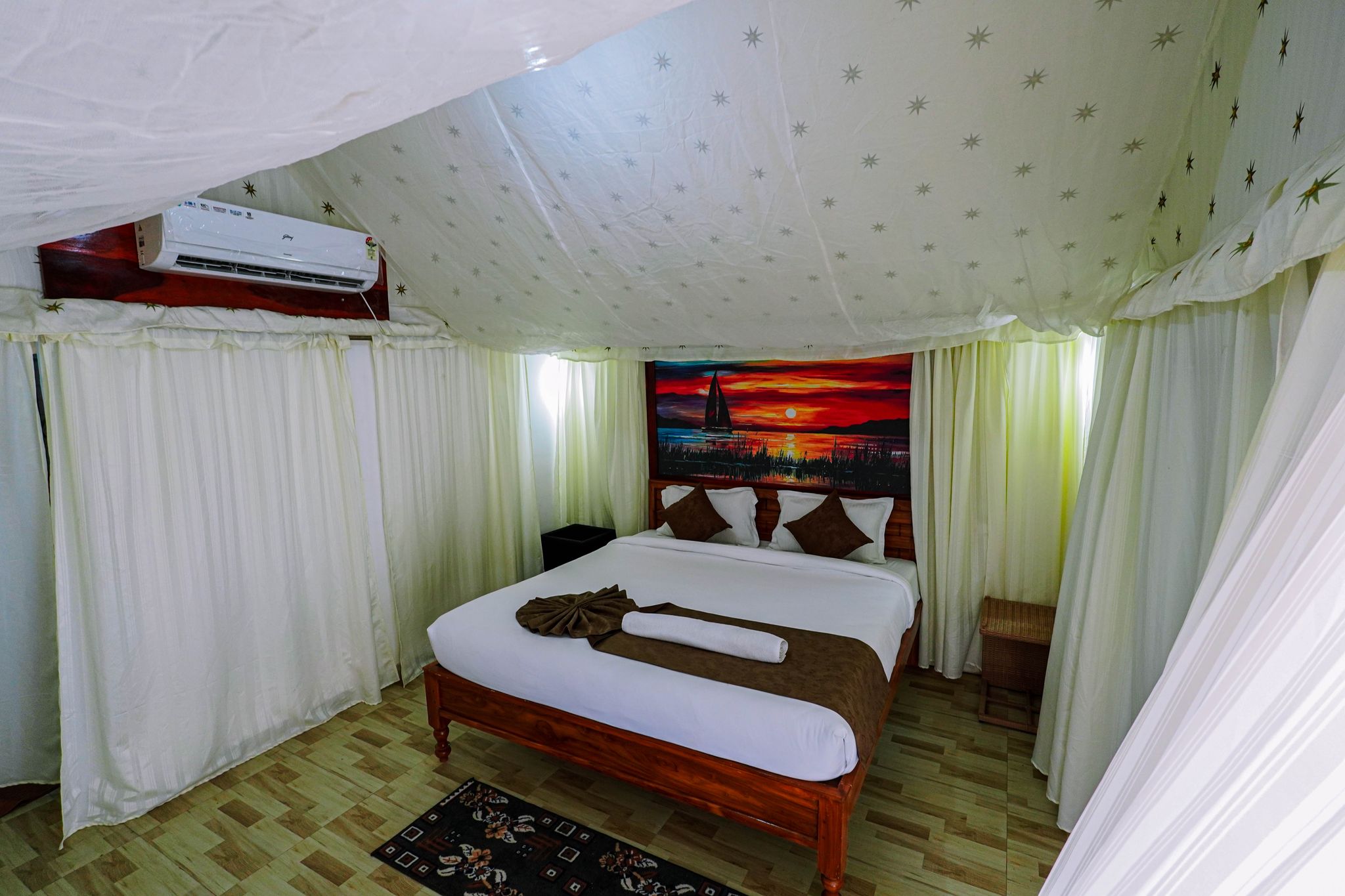 Small tent cottage