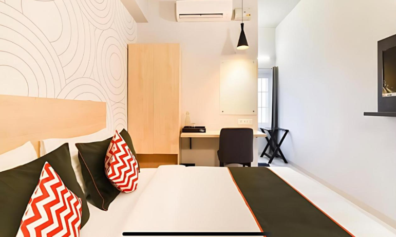 SKYRY Residency Tidel Park Double Room 2