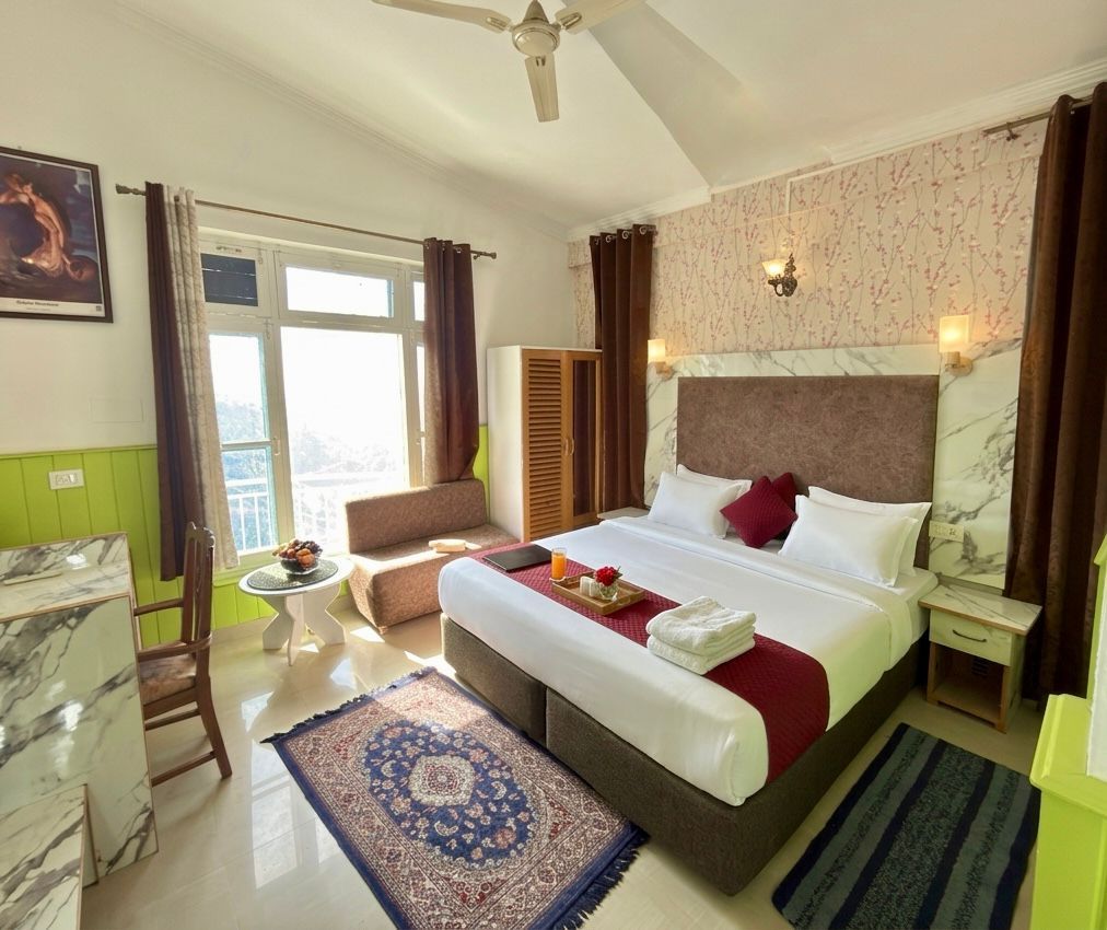 Great Himalayan Resort McLeodganj Deluxe Room (Side valley view) 3