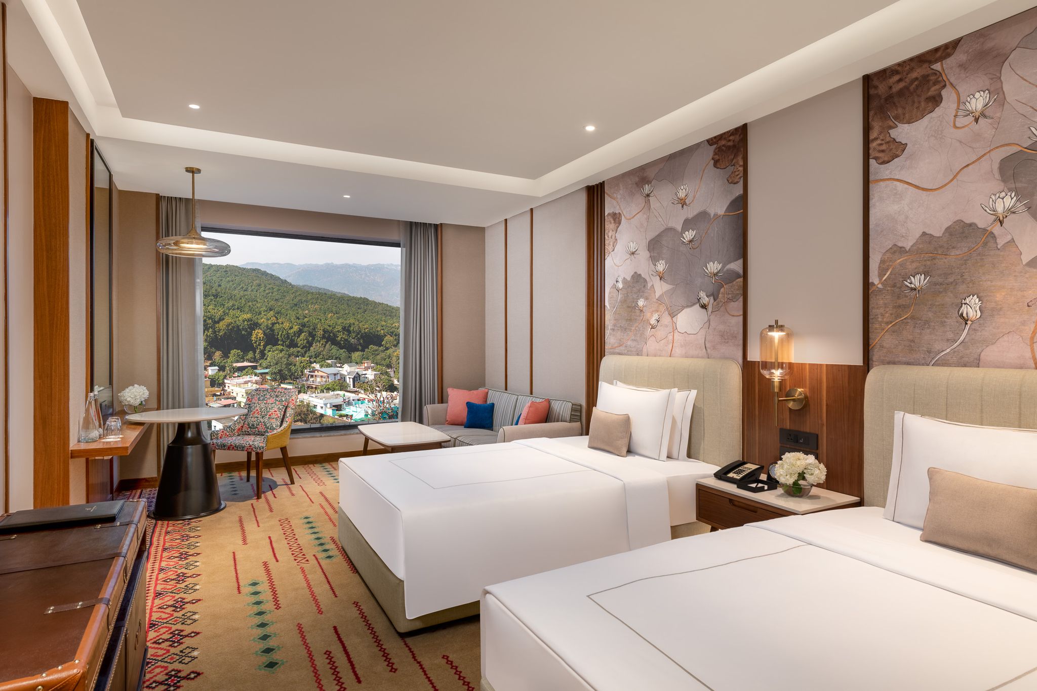 Taj Mussoorie Foothills, Dehradun Deluxe Room Twin Bed 10