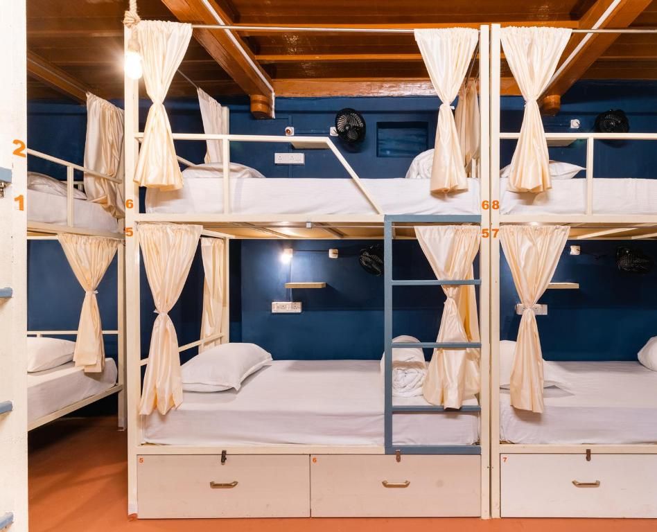 Bed in 6-Bed Non-AC Mixed Dormitory Room