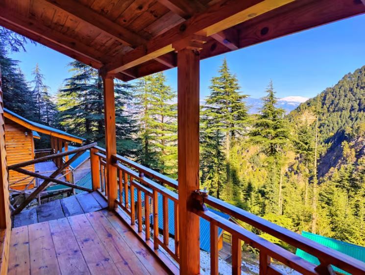Premium Cottage with Balcony (Snow Mountains & Valley View)
