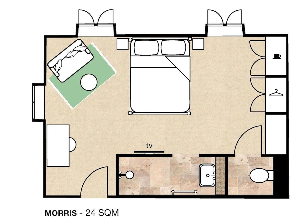 Room layout blue print