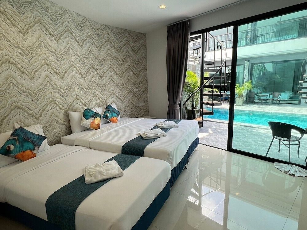 Chanakarn Pool Access Rawai Family Room 8