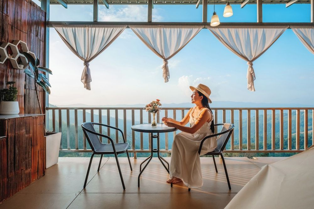 Long Hak Khao Camping Phu Chi Fa Basic Tent, Hill View 6