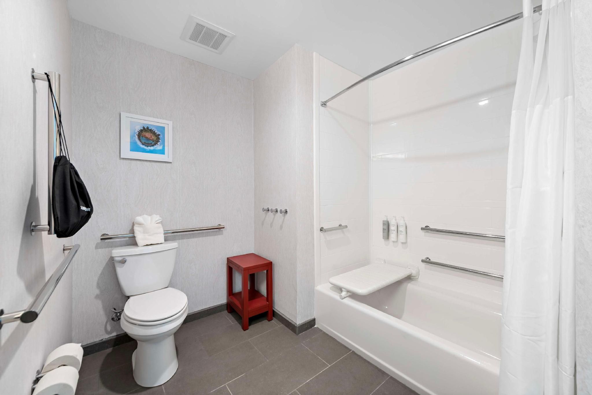 Hampton Inn by Hilton Big Bear Lake 1 King Mobility Access Roll Shower 3