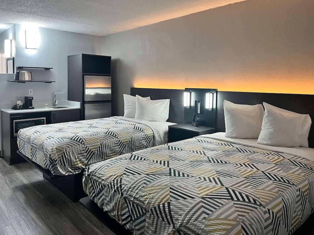 Standard Room, 2 Double Beds, Non Smoking, Kitchen