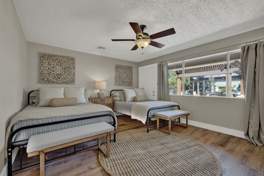 House, Multiple Beds, Pool Access, Garden View
