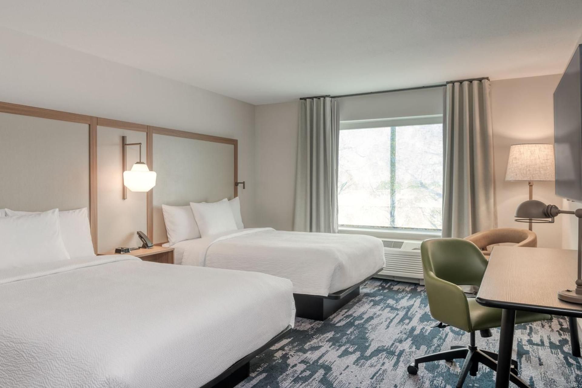 Fairfield by Marriott Inn & Suites Whitestown Indianapolis NW Queen Room with Two Queen Beds - Hearing Accessible