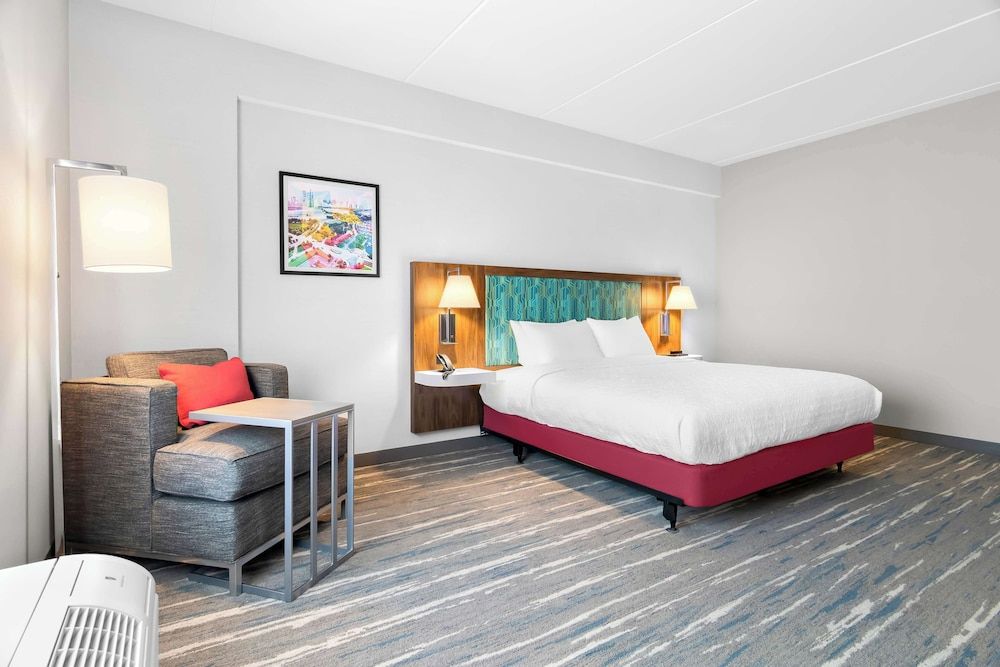 Hampton Inn & Suites Chicago Medical District UIC Room, 1 King Bed, Accessible, Bathtub 2