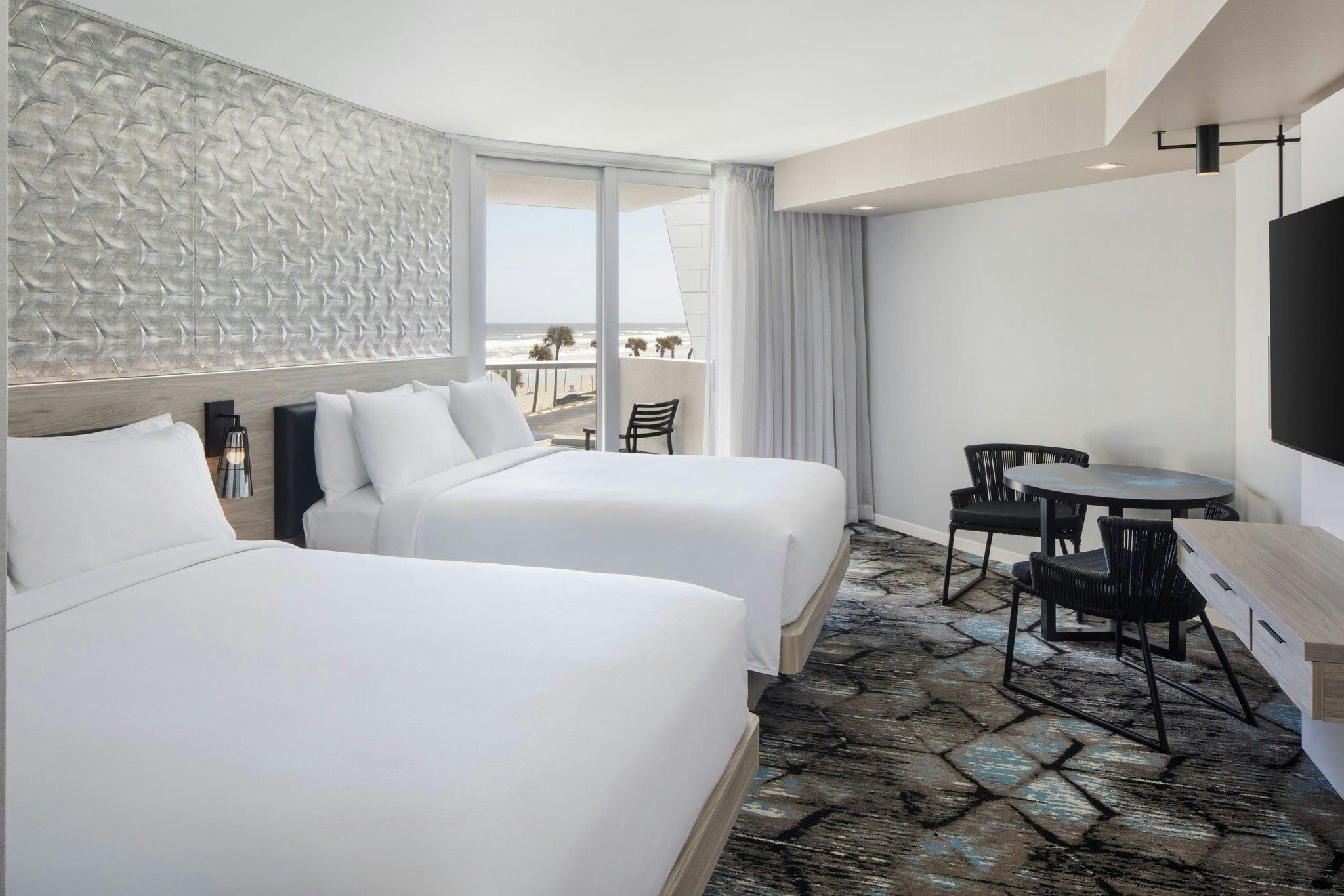 Oceanview, Guest Room, 2 Queen, Balcony