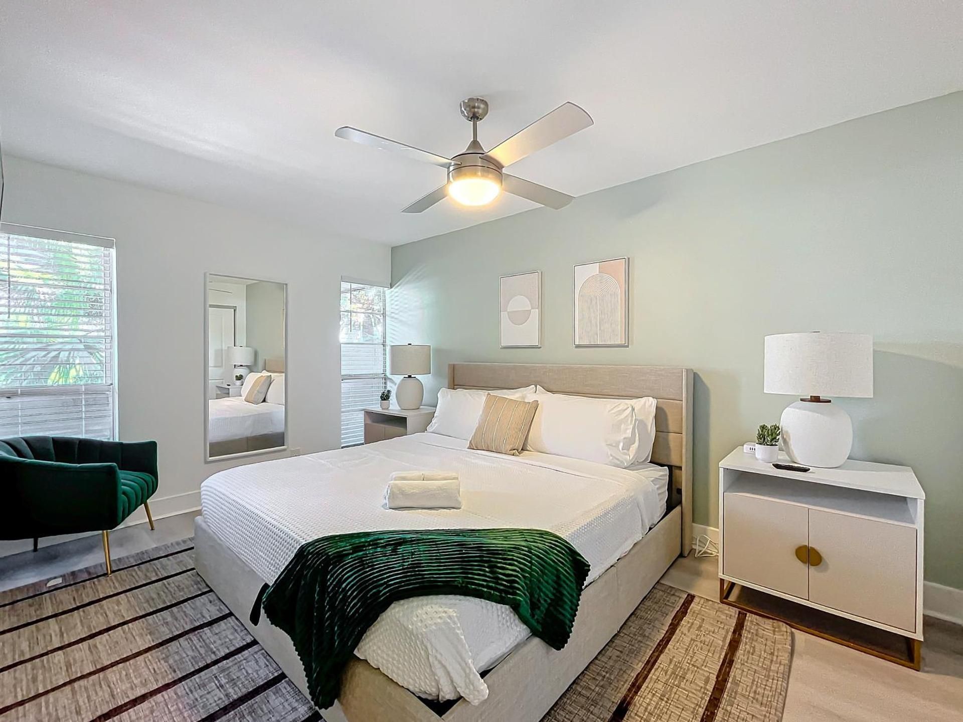 One-Bedroom Apartment with Balcony and Water View