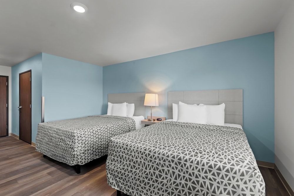 Woodspring Suites Coralville Iowa City Suite, 2 Queen Beds, Accessible, Non Smoking 2