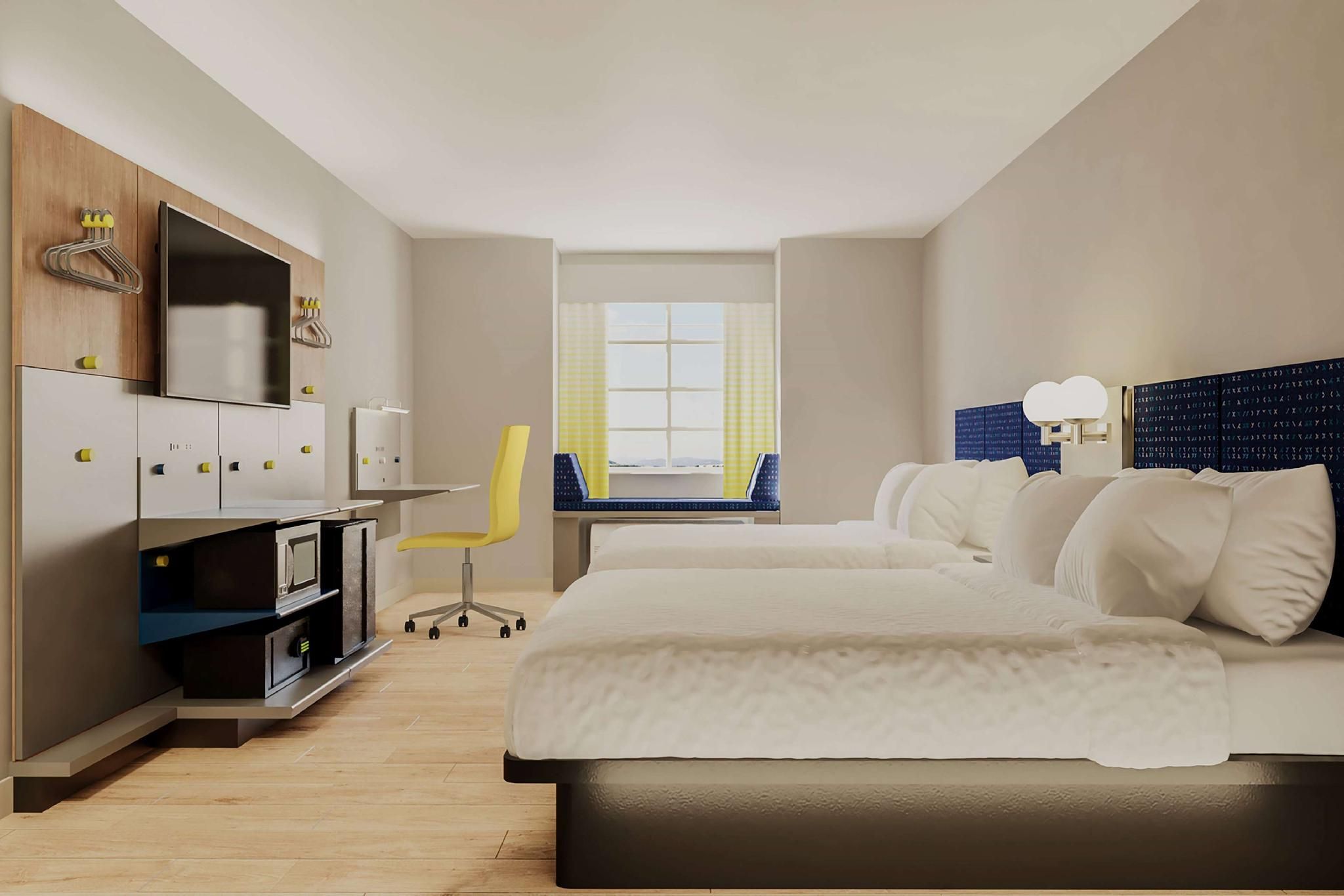 2 Queen Beds, Mobility Accessible Room, Roll-In Shower, Non-Smoking