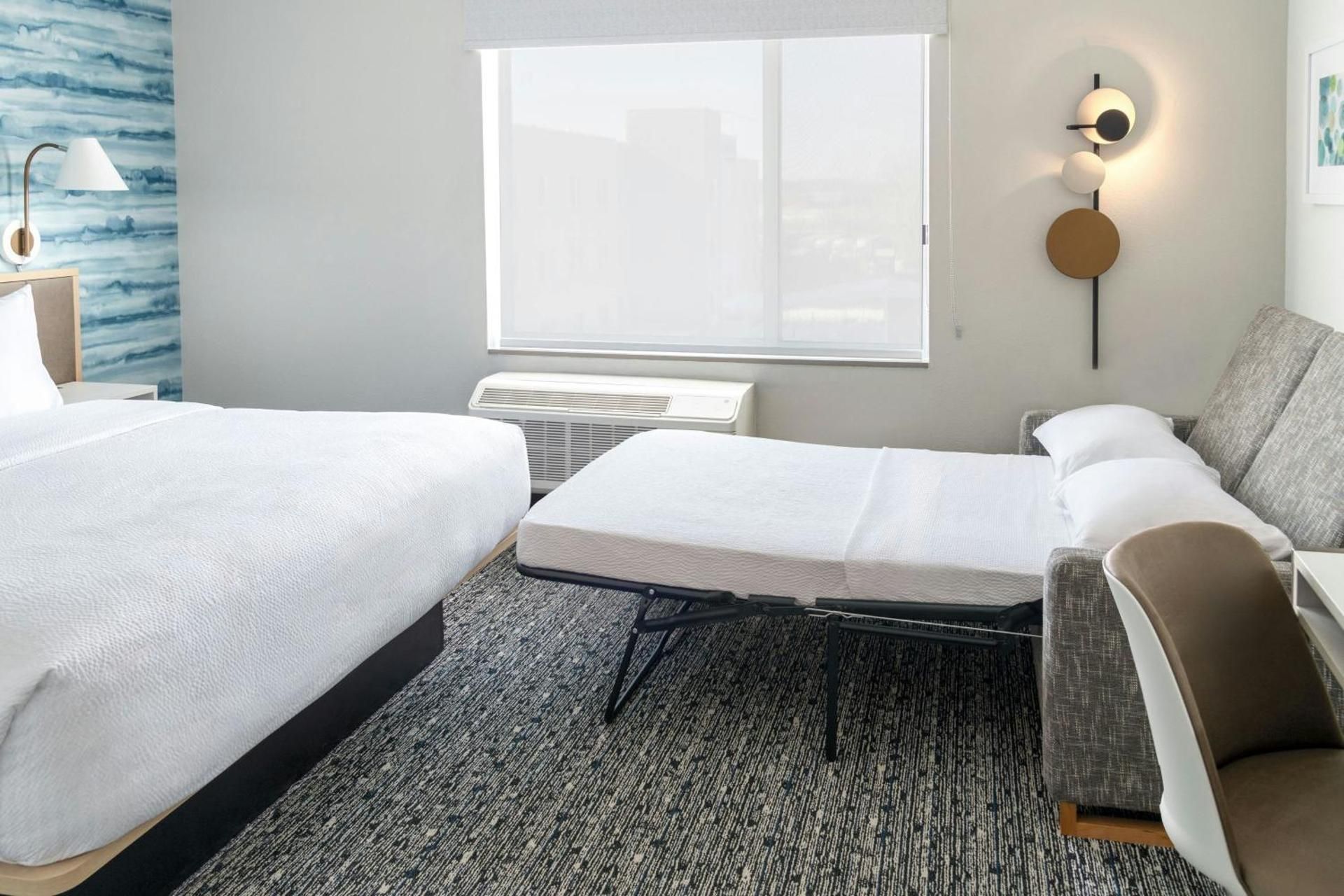 King Room with Sofa Bed and City View