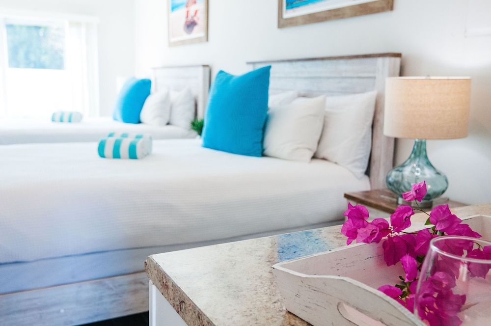 Family Double Room, 2 Queen Beds, Ocean View (Room 12)