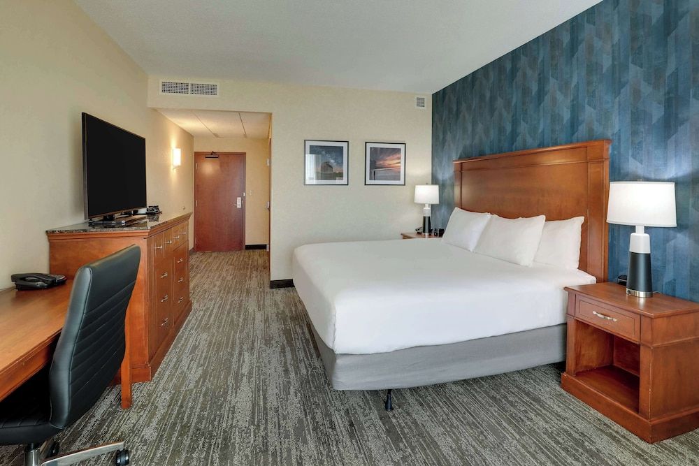 Deluxe Room, 1 King Bed, Accessible, Refrigerator & Microwave (Roll in Shower)