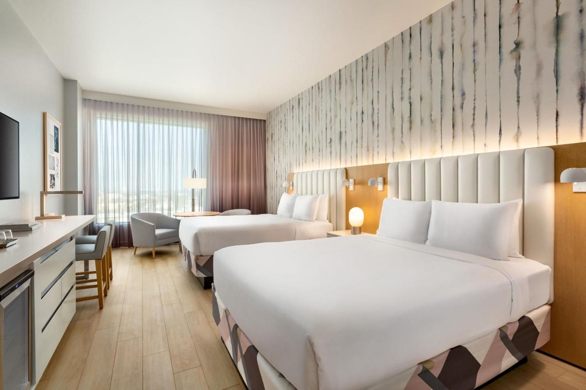 Queen Room with Two Queen Beds and Park View - Hearing Accessible