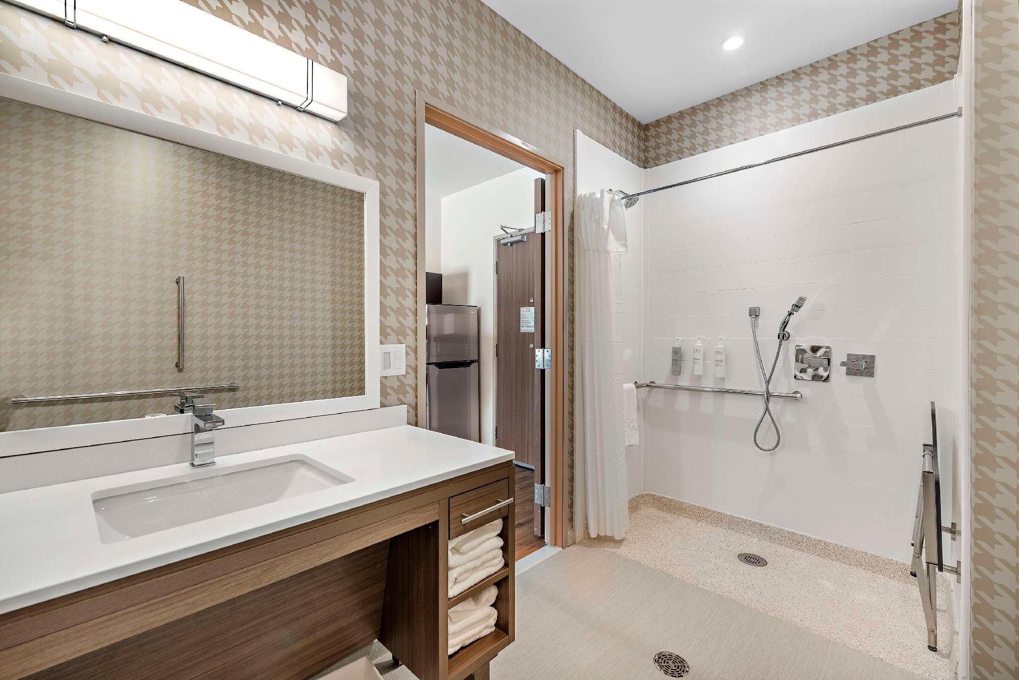 1 King Accessible Roll in Shower Studio Suite