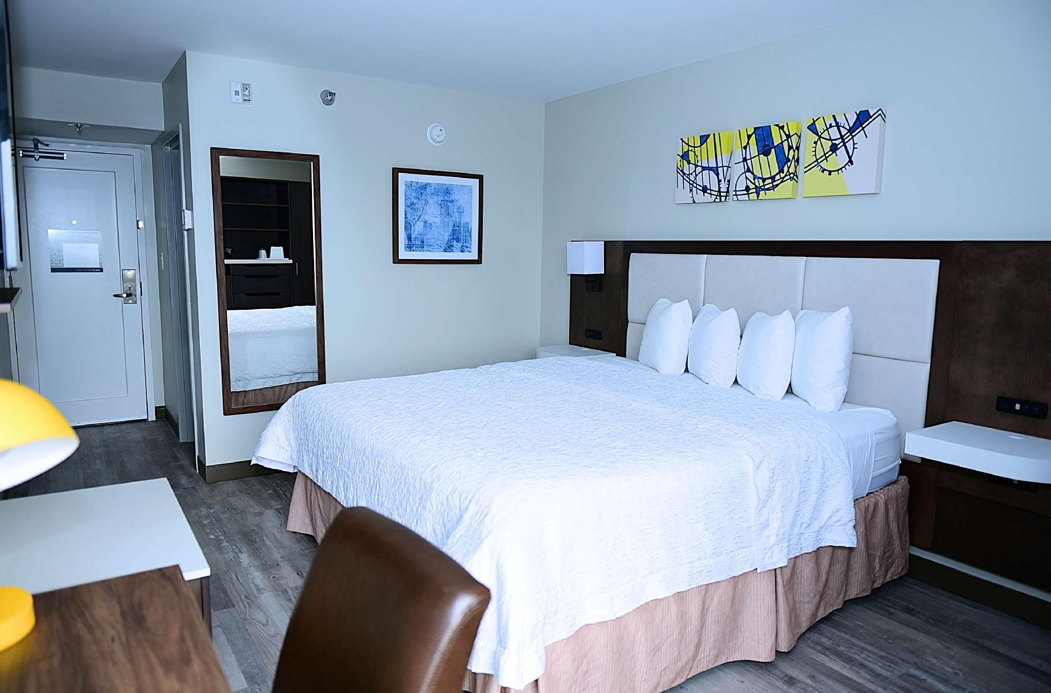 Accessible - 1 King, Non-Smoking, Communication Assistance, Deluxe Room, Walk In Shower