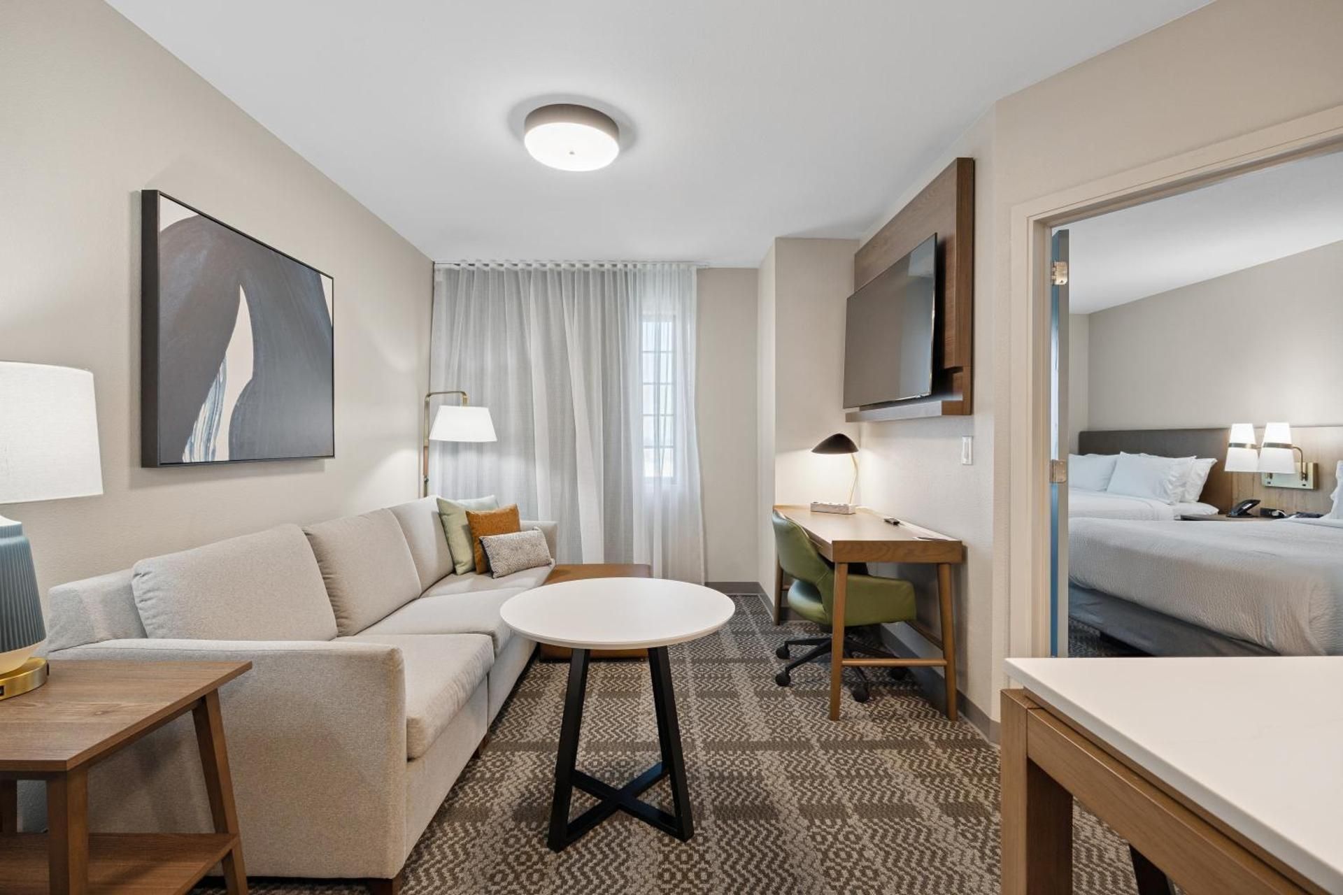 Two-Bedroom Suite with Communications and Mobility Accessible Tub