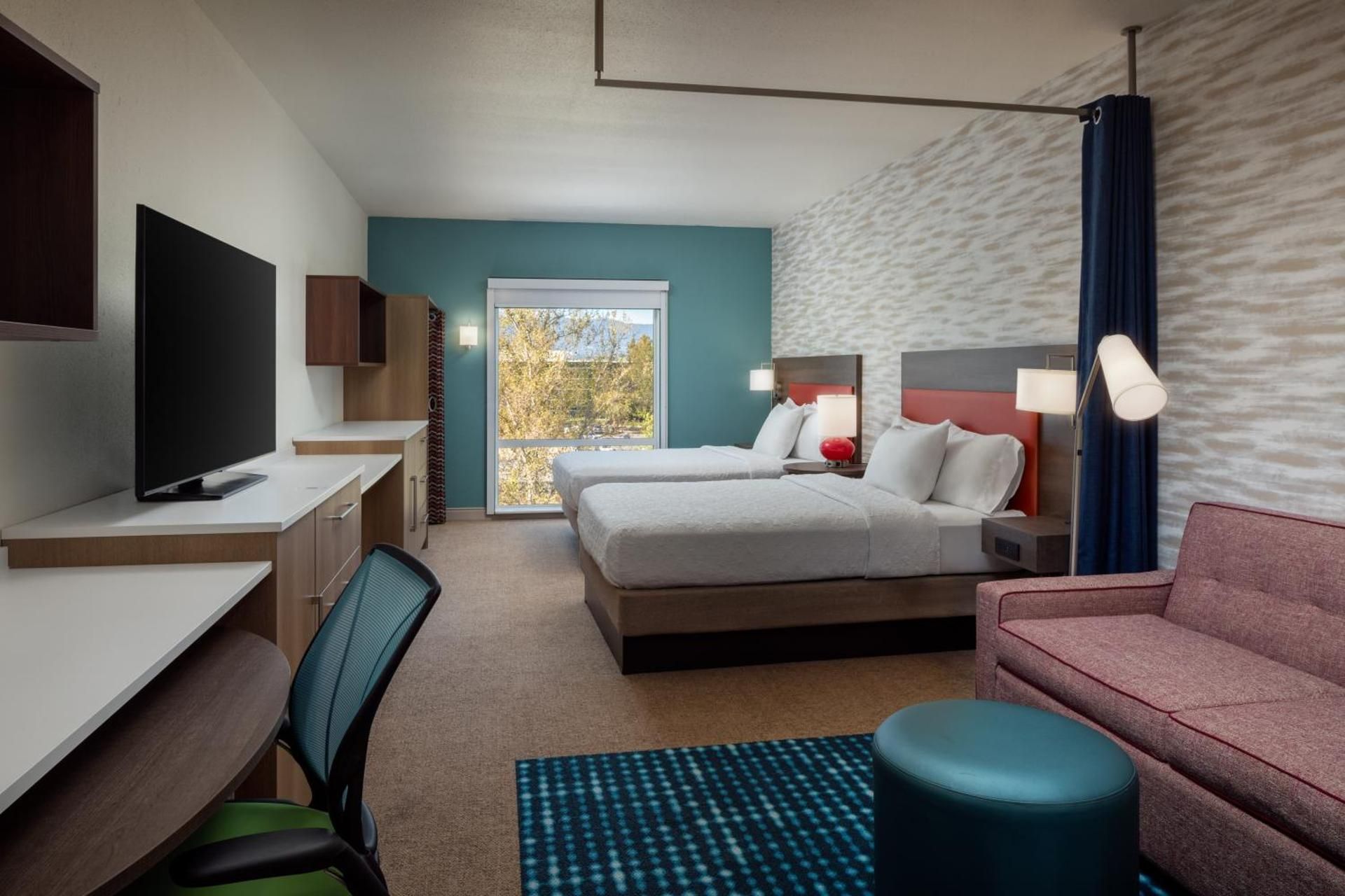 2 Queen Beds Studio Suite