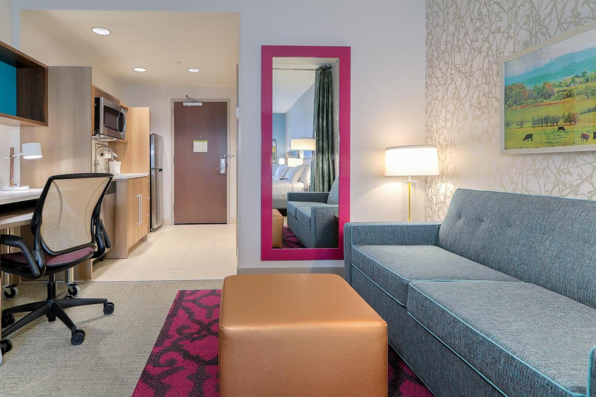 Home2 Suites by Hilton Alcoa Knoxville Airport 2 Queen Hearing Accessible Studio Suite 3