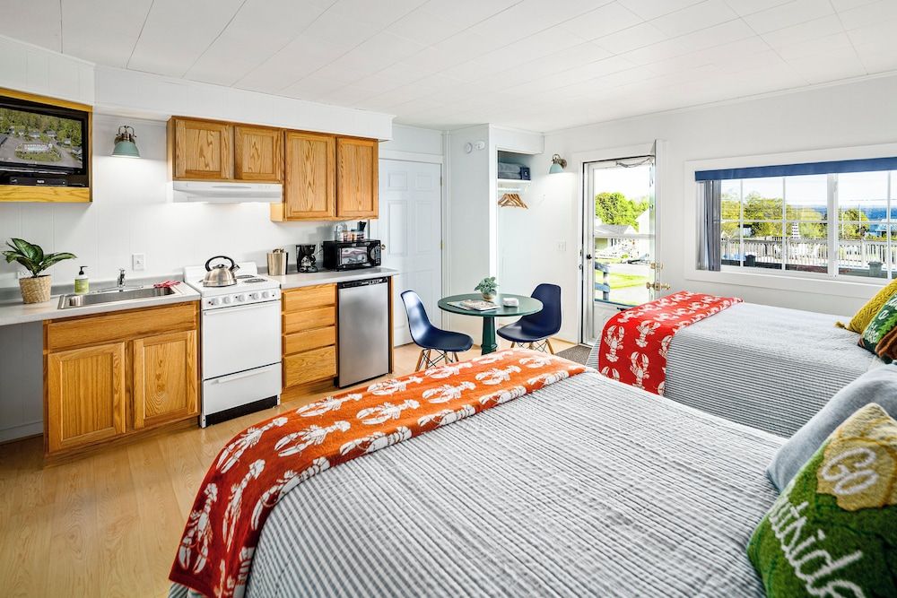 Deluxe Cottage, 2 Double Beds, Connecting Rooms, Ocean View