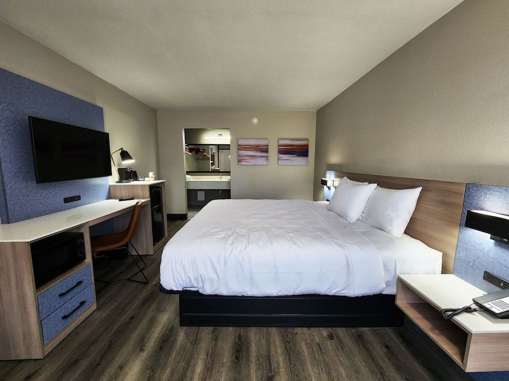 Deluxe Single Room, 1 King Bed, Non Smoking, Refrigerator & Microwave