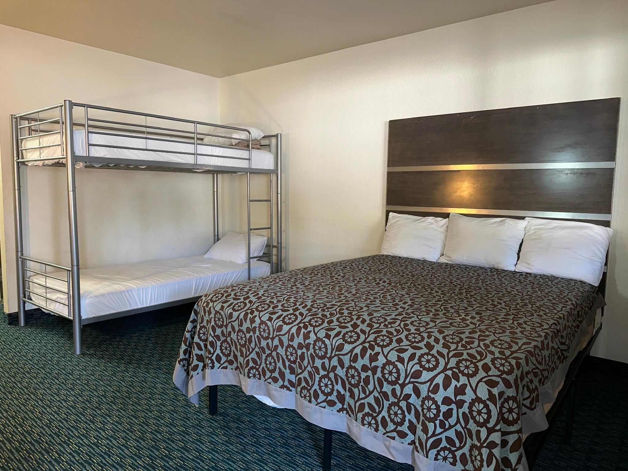 Family Room with 1 Queen Bed and 1 Bunk Bed