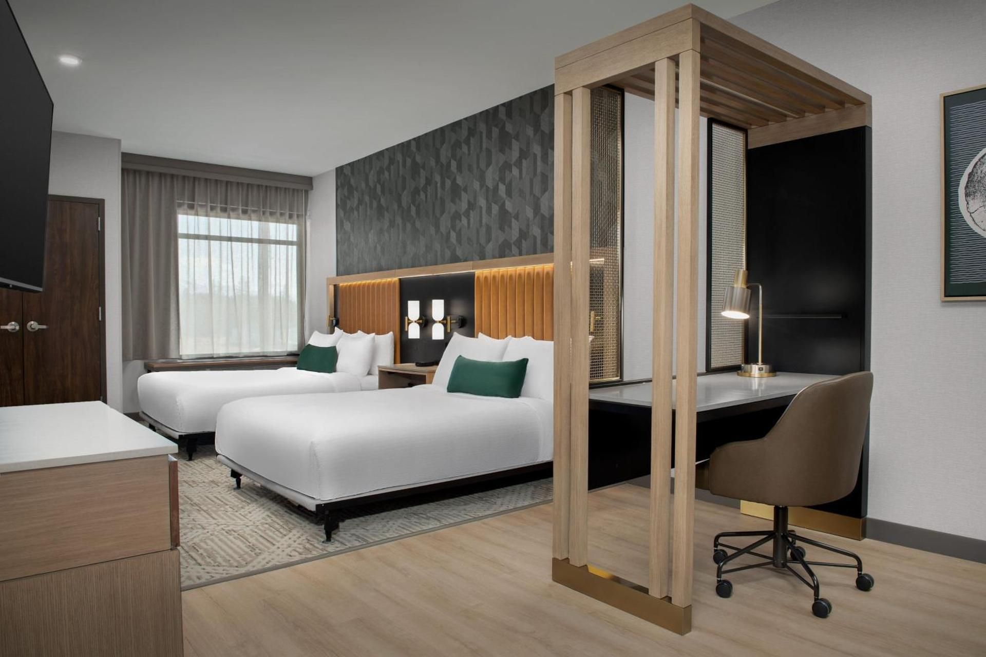 SpringHill Suites by Marriott Sandpoint Studio Queen Suite with Two Queen Beds and Sofa Bed - Hearing Accessible