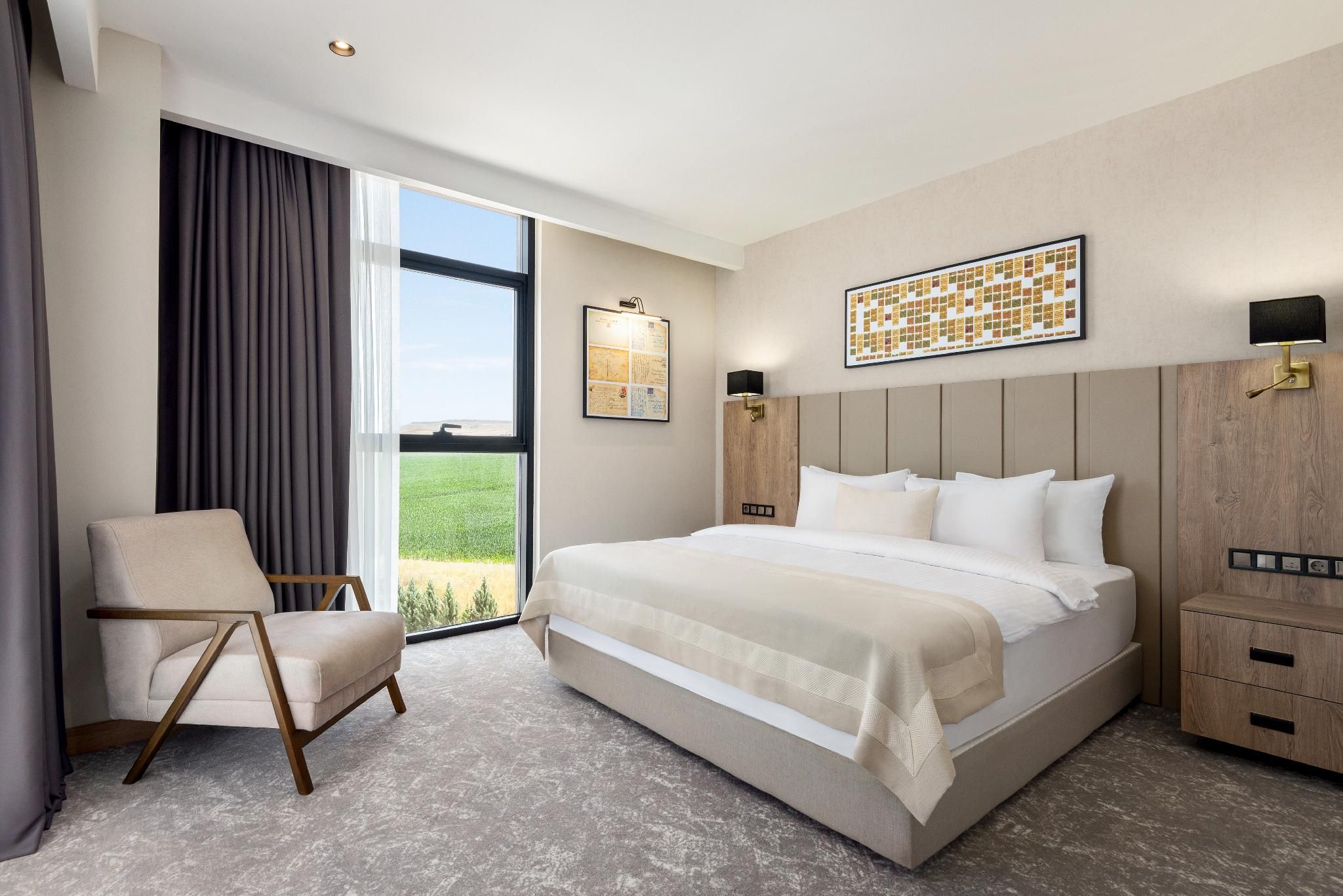 1 King Bed, City View