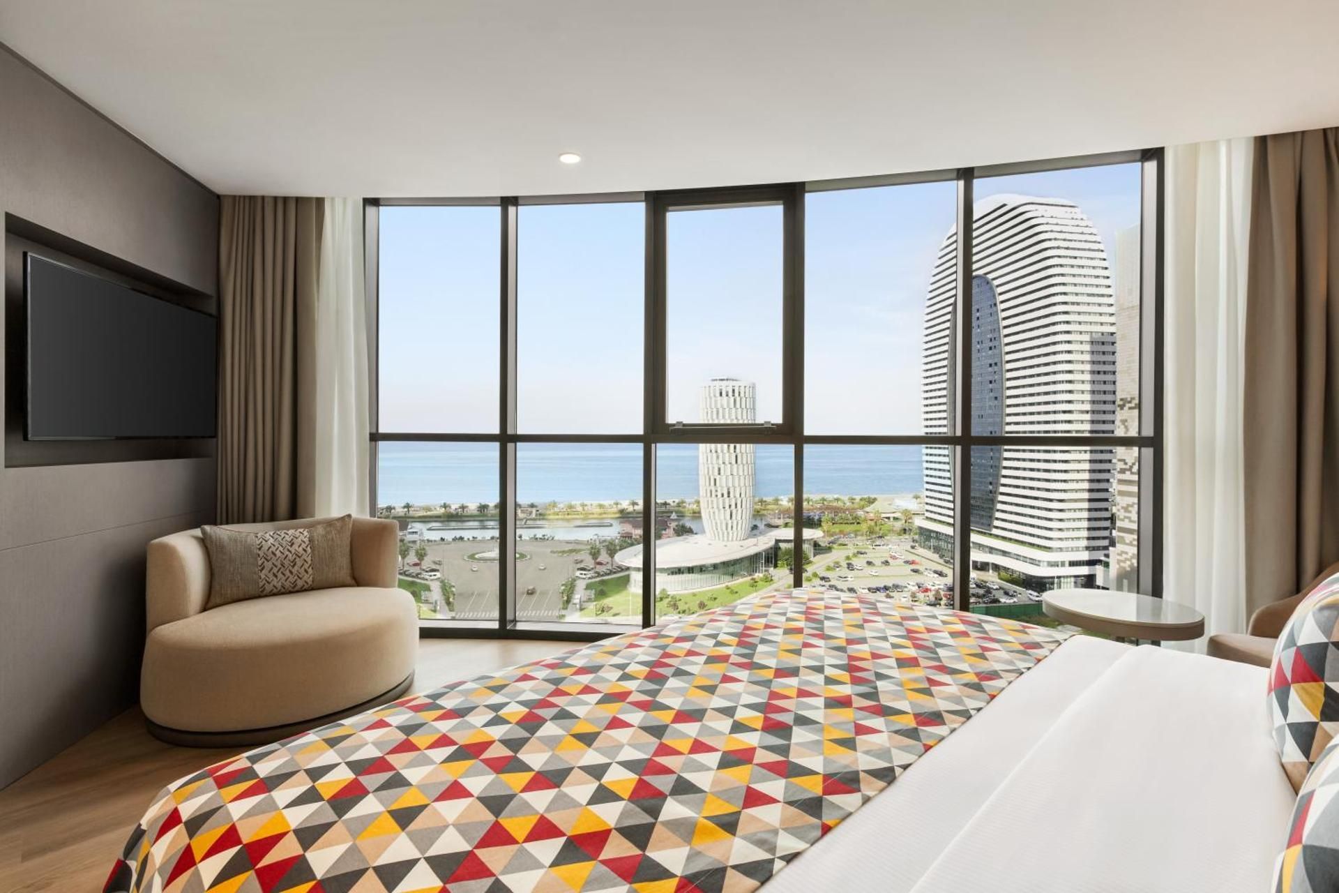 King Bed, Junior Suite, Sea View