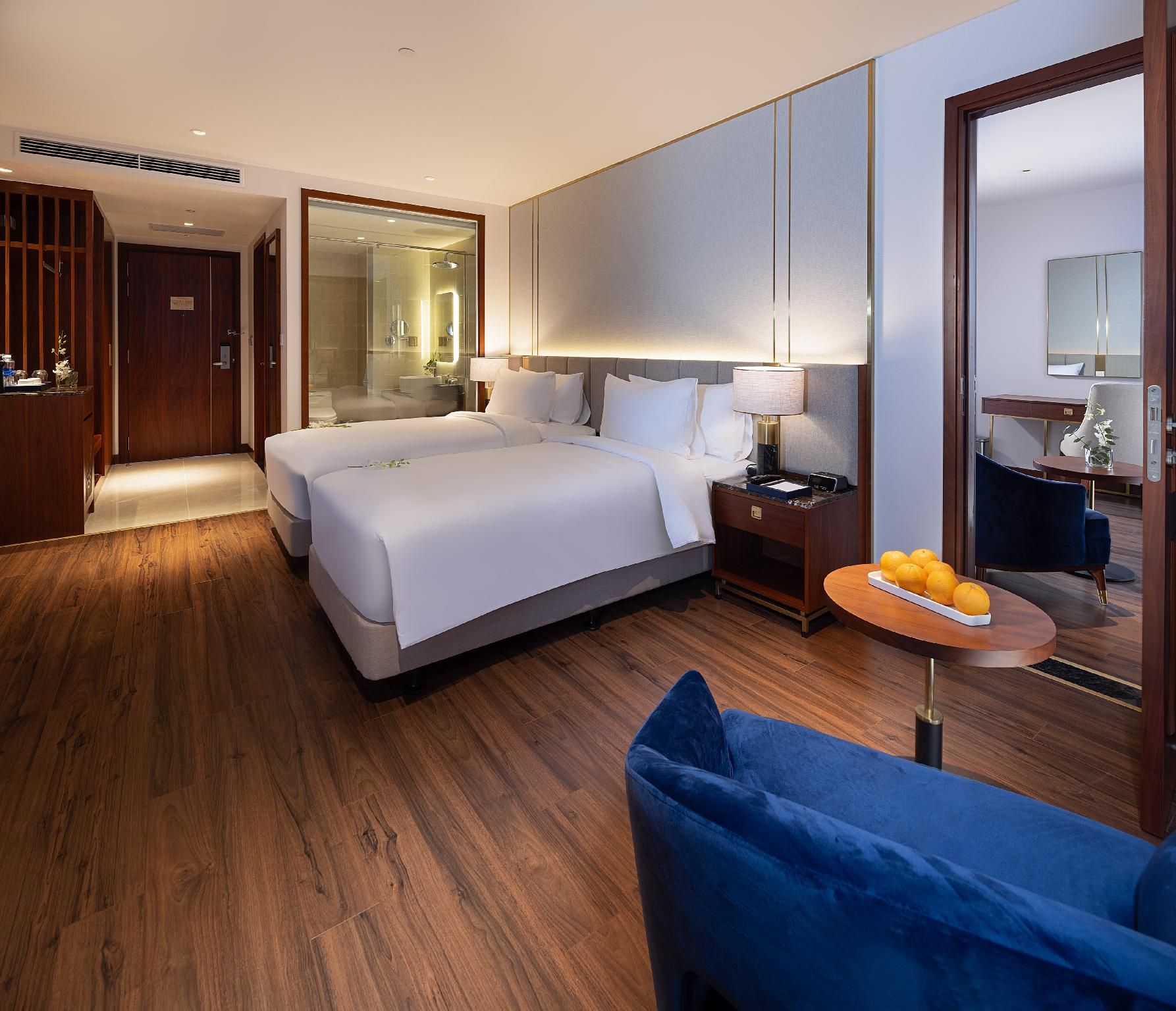2 Single Beds, Nonsmoking, Premier Room, Balcony, Sea View