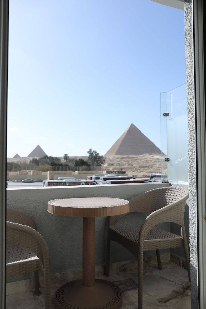 Capital Of Pyramids Hotel Deluxe Double Room With Panoramic Pyramids View 15