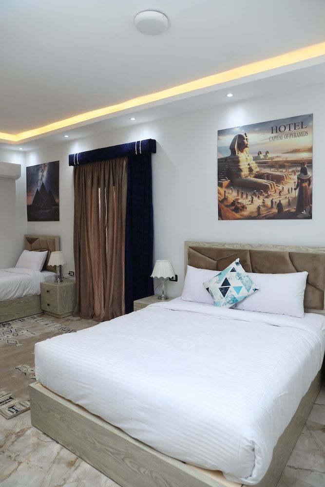 Capital Of Pyramids Hotel Luxury Hot Tub Room With Panoramic Pyramids View & Terrace 5