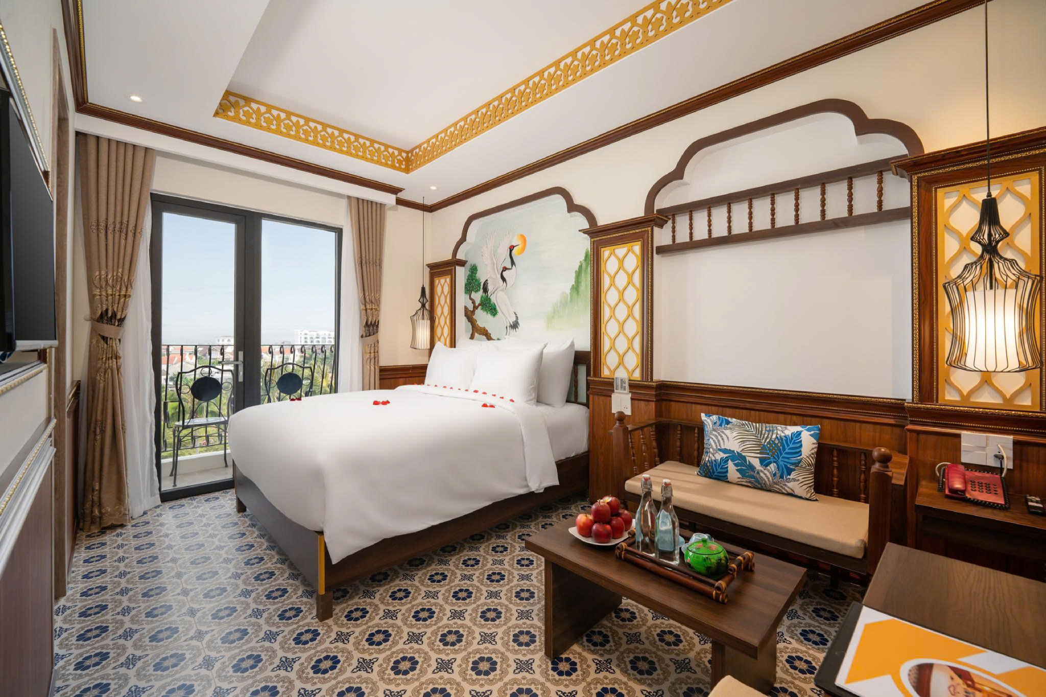 Premium Queen or Twin Room, Balcony with Riverside View