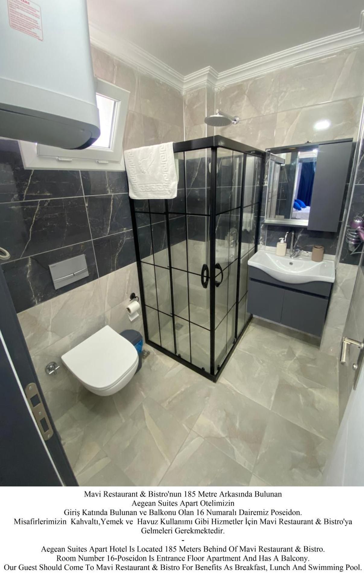 Mavi Restaurant & Apartments 3 One-Bedroom Apartment with Sea View and Balcony 3